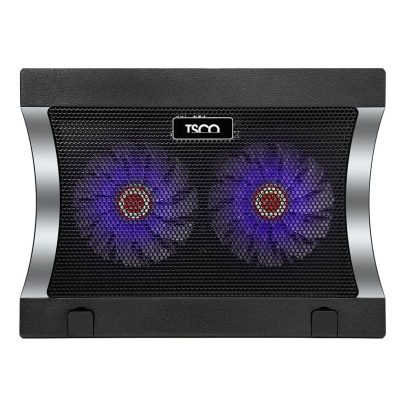 پایه خنک‌کننده لپ‌تاپ تسکو مدل TCLP 3101 با دو فن 120 میلی‌متری، نورپردازی LED و طراحی ارگونومیک